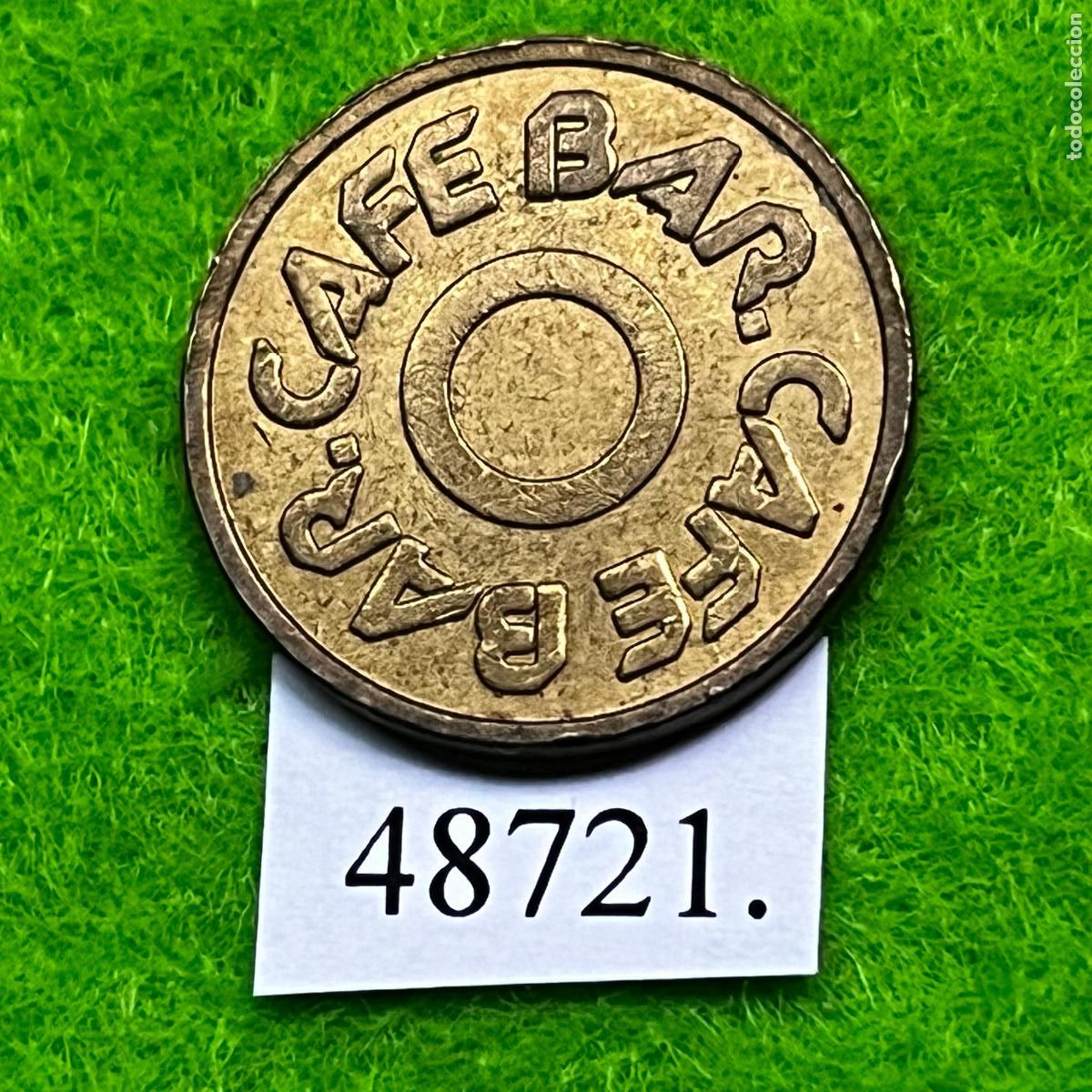 Monedas locales: ficha consumici&oacute;n, CAFE BAR, vending, token, jet&oacute;n