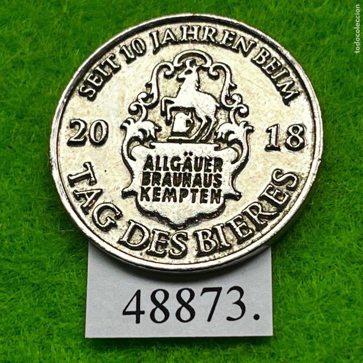 Monete locali: ficha Alemania, Allg&auml;u, consumici&oacute;n, Cervecer&iacute;a de Kempten, D&iacute;a de la Cerveza, token, jet&oacute;n