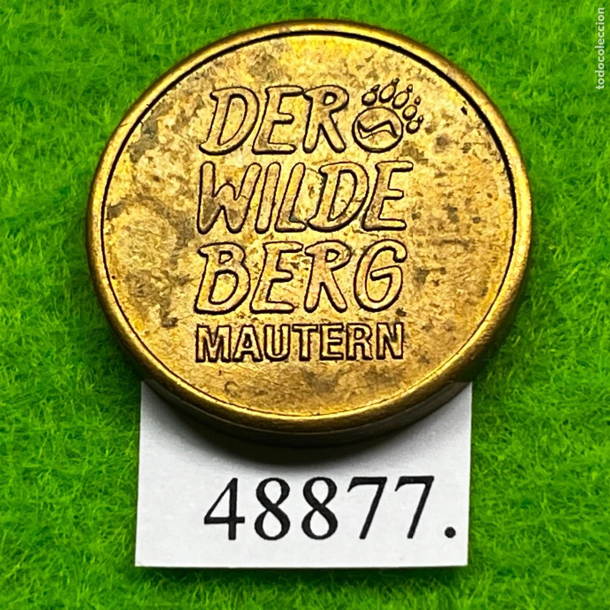 Monedas locales: ficha Austria, Mautern, Estiria, Parque de animales y monta&ntilde;a de aventuras (Wildpark) , token, jet&oacute;n