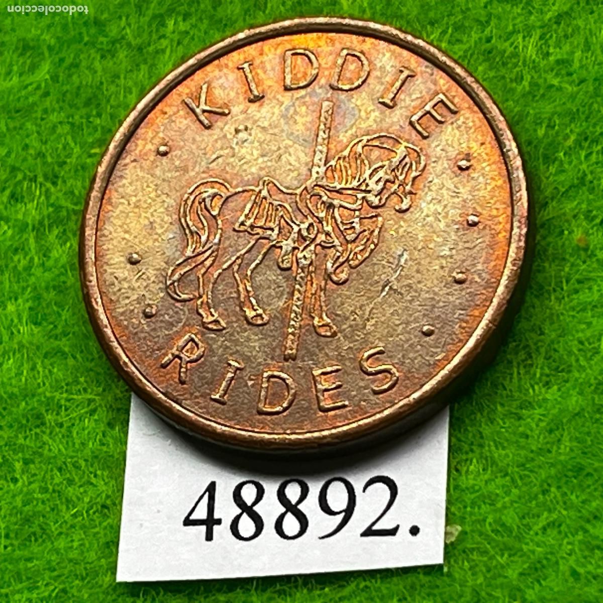 Local Coins: ficha Italia, LGI Kiddie Rides, tecnotr&oacute;n dedem, token, jet&oacute;n