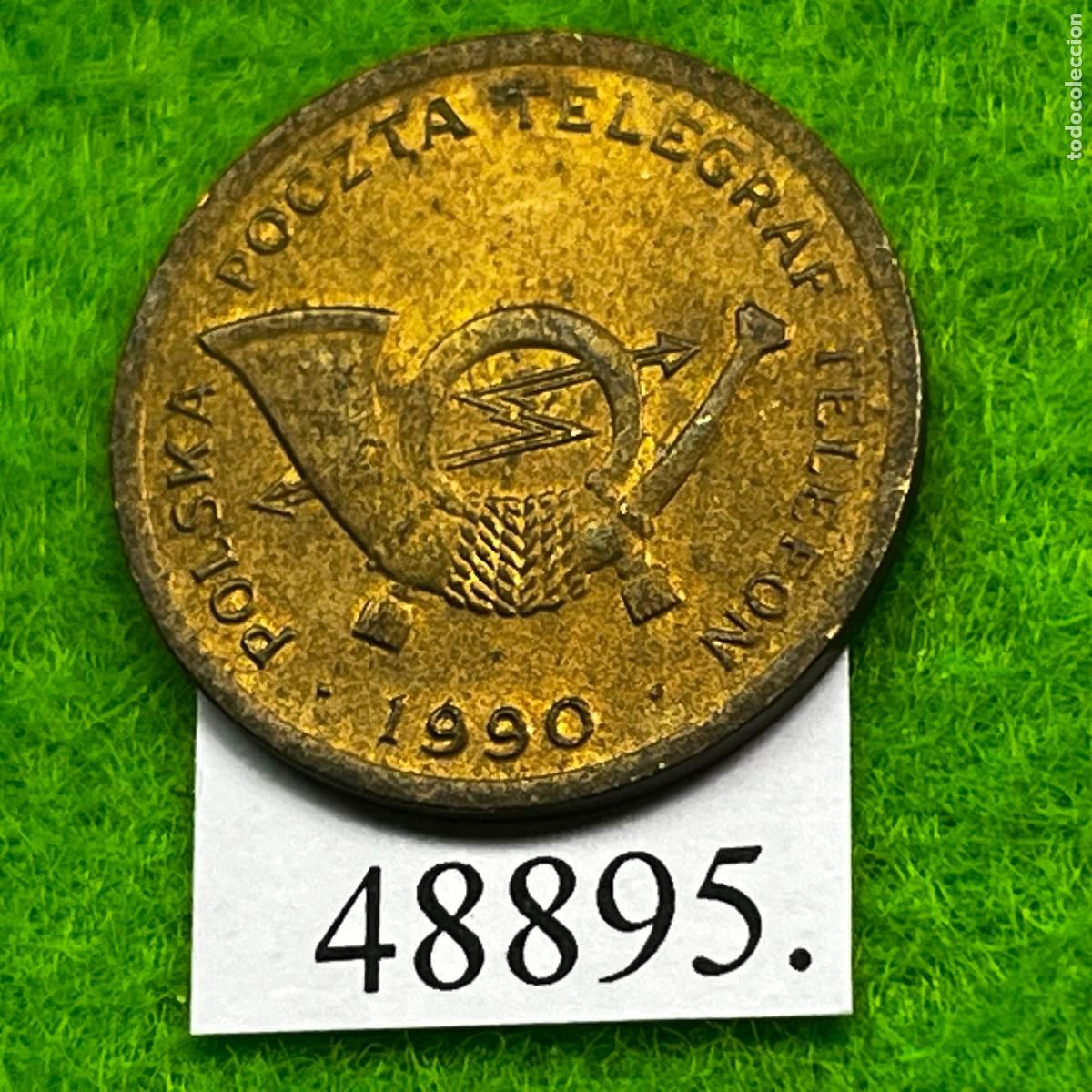 Monedas locales: Ficha telefono telegrafo Polonia 1990 serie A , token, jeton
