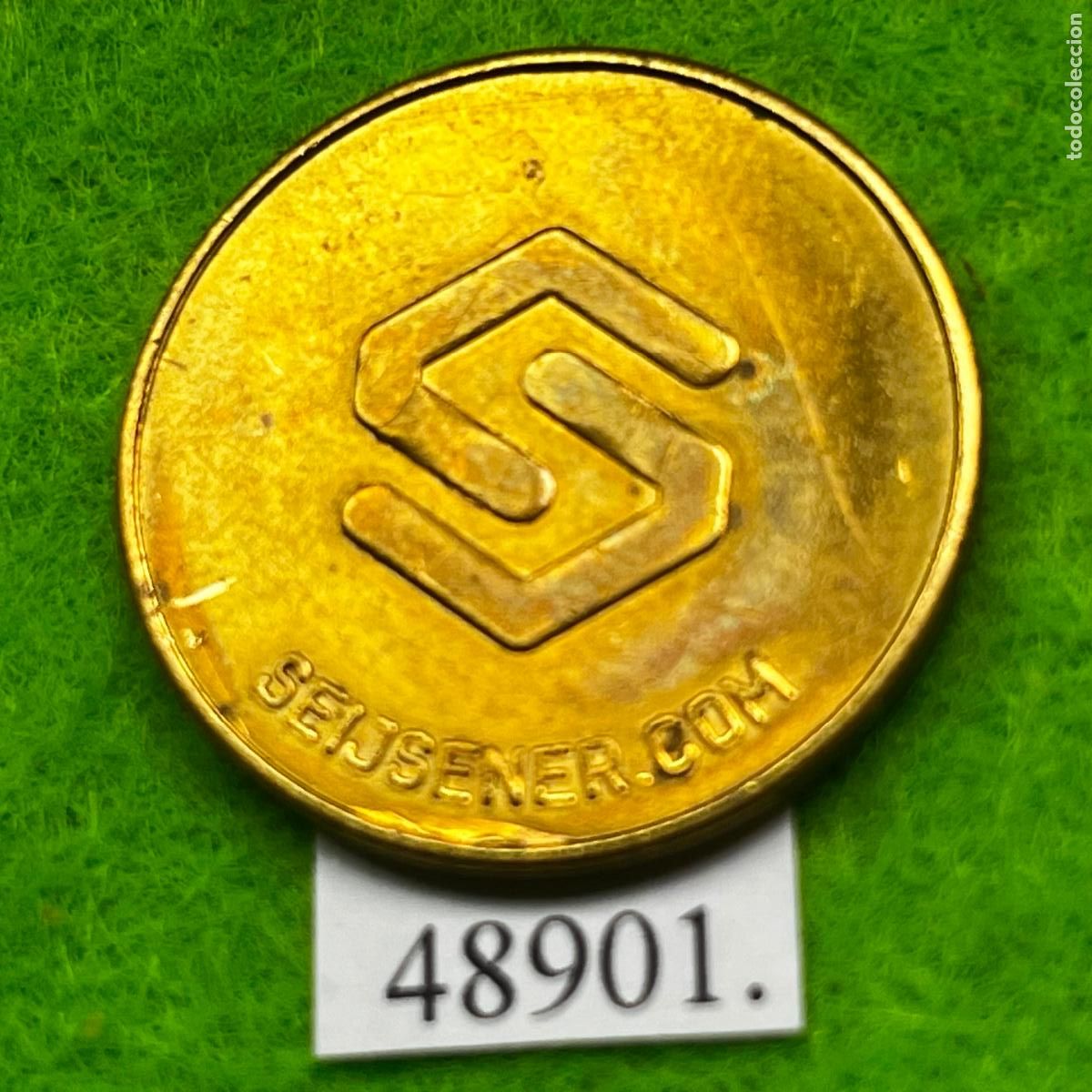 Monedas locales: Ficha Holanda, Zaandam, Pa&iacute;ses Bajos, Shower token, Seijsener Rekreatietechniek jet&oacute;n