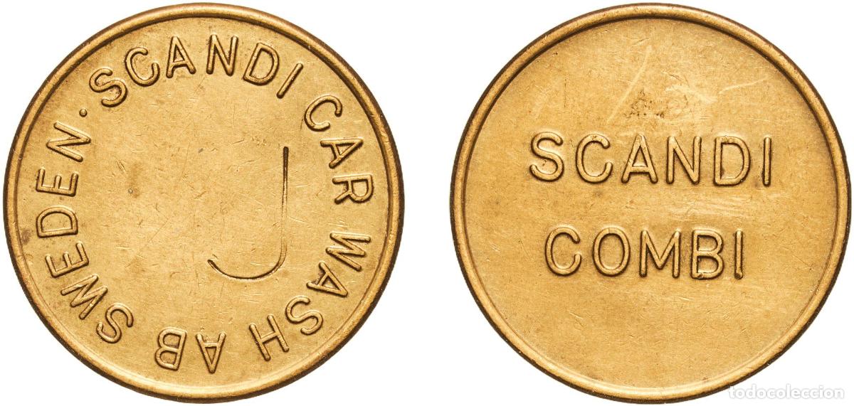 Monedas locales: Token - SCANDI CAR WASH AB SWEDEN / SCANDI COMBI