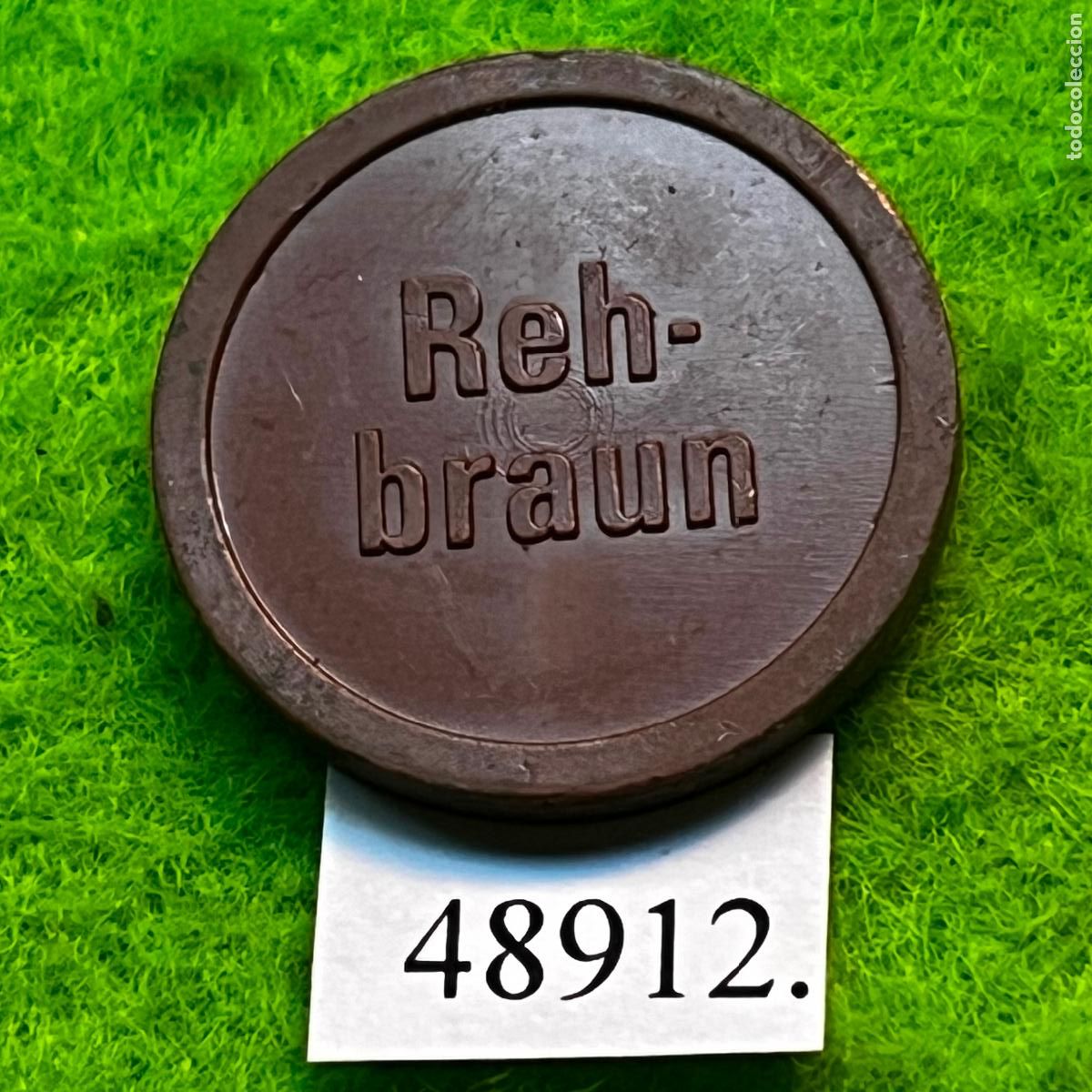 Monedas locales: ficha Alemania, Lugato, productos de qu&iacute;mica para la construcci&oacute;n, Reh-braun, token, jet&oacute;n