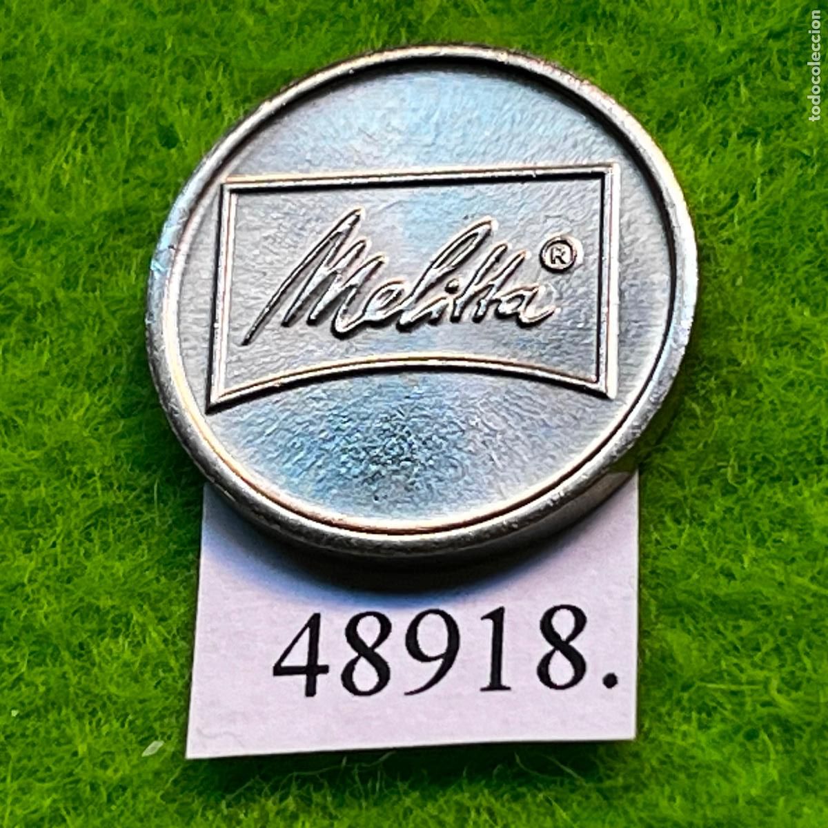 Monedas locales: ficha cafe, Melitta, consumici&oacute;n, autoservicio, vending, token, jet&oacute;n