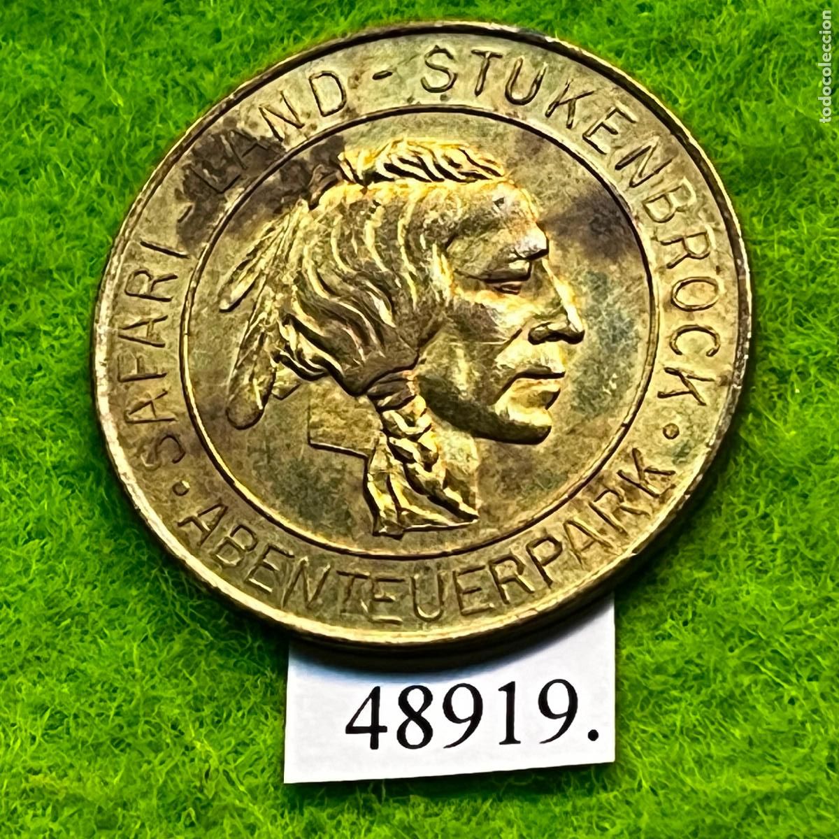 Monedas locales: ficha Alemania, Abenteuerpark Stukenbrock Safari Land Stukenbrock, Dodge City, Goldmine, token jet&oacute;n