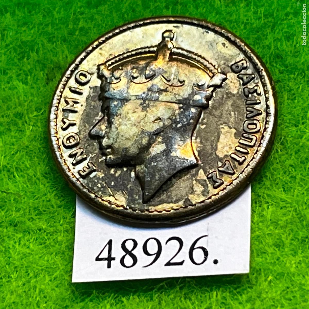 Monedas locales: ficha UK, Jorge VI del Reino Unido, San Jorge, token, jet&oacute;n