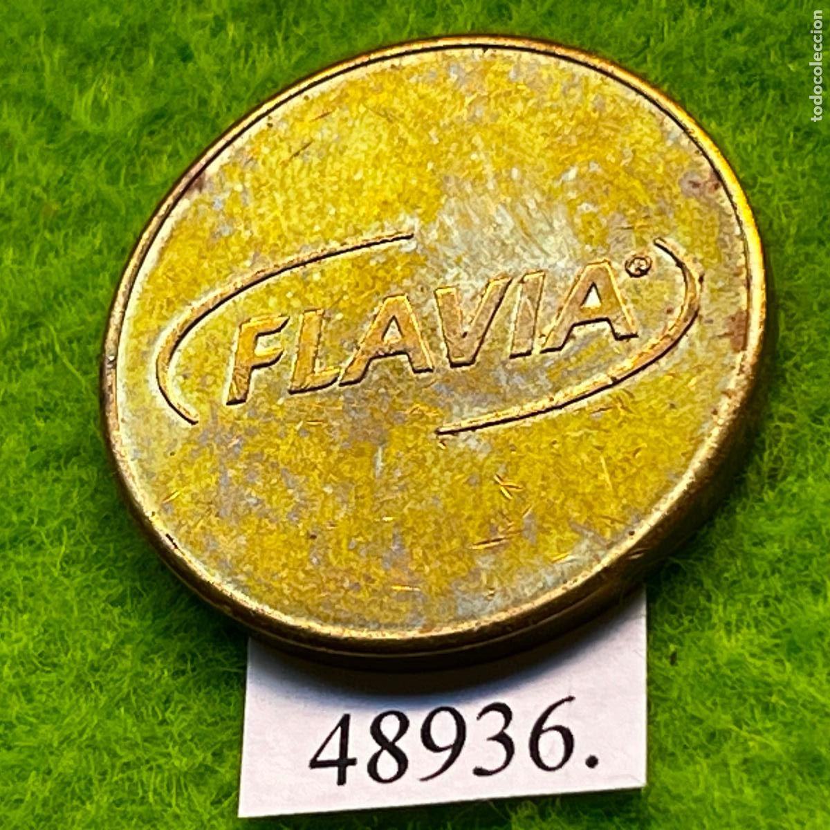 Monedas locales: Ficha UK, KLIX&reg;, FLAVIA&reg;, Divisi&oacute;n de bebidas de Mars Drinks, vending, token, jet&oacute;n