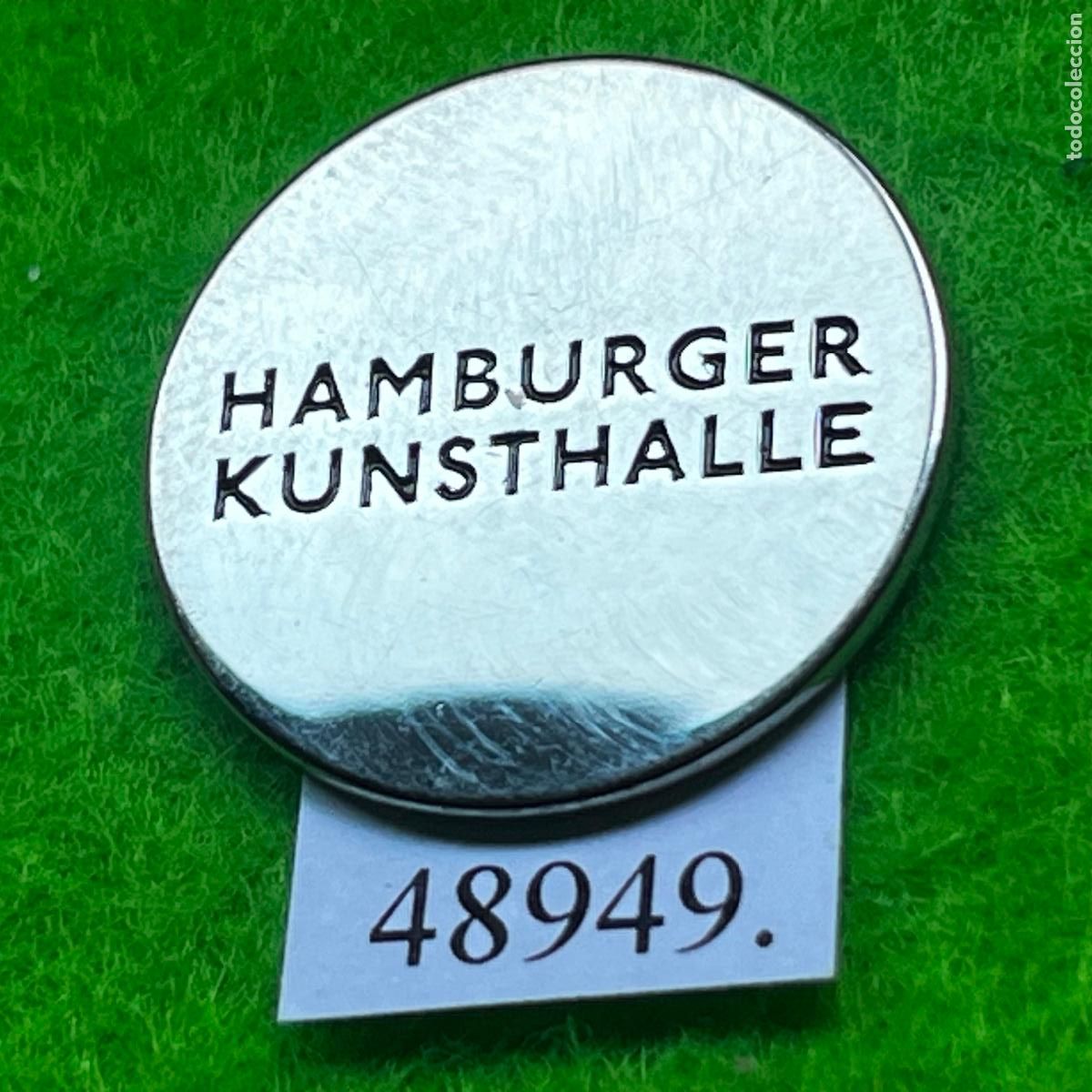 Monedas locales: Ficha Alemania, Hamburger Kunsthalle, museo de arte de Hamburgo, token, jeton