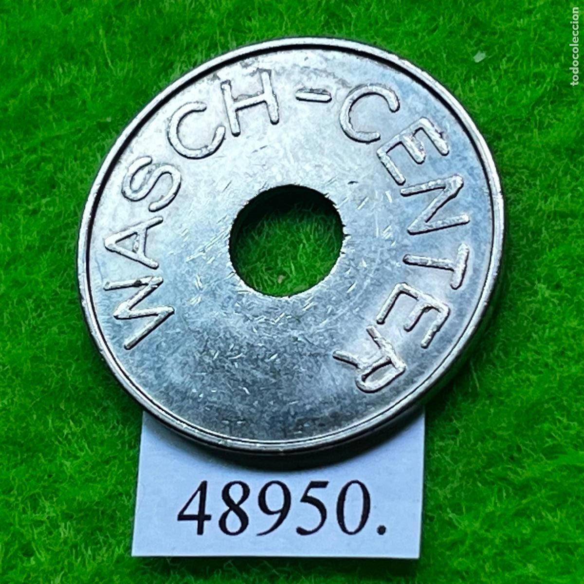 Monedas locales: Ficha Alemania, Wash Center, carwash, autolavado, token, jeton