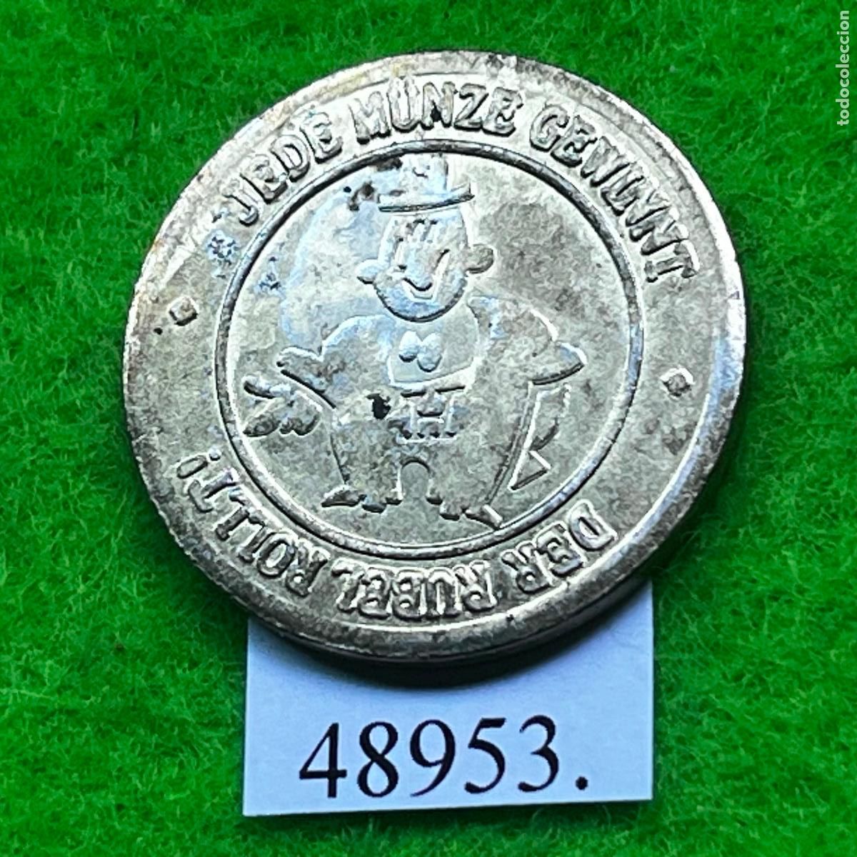 Monedas locales: ficha JEDE M&Uuml;NZE GEWINNT DER RUBEL ROLLT, token, jet&oacute;n