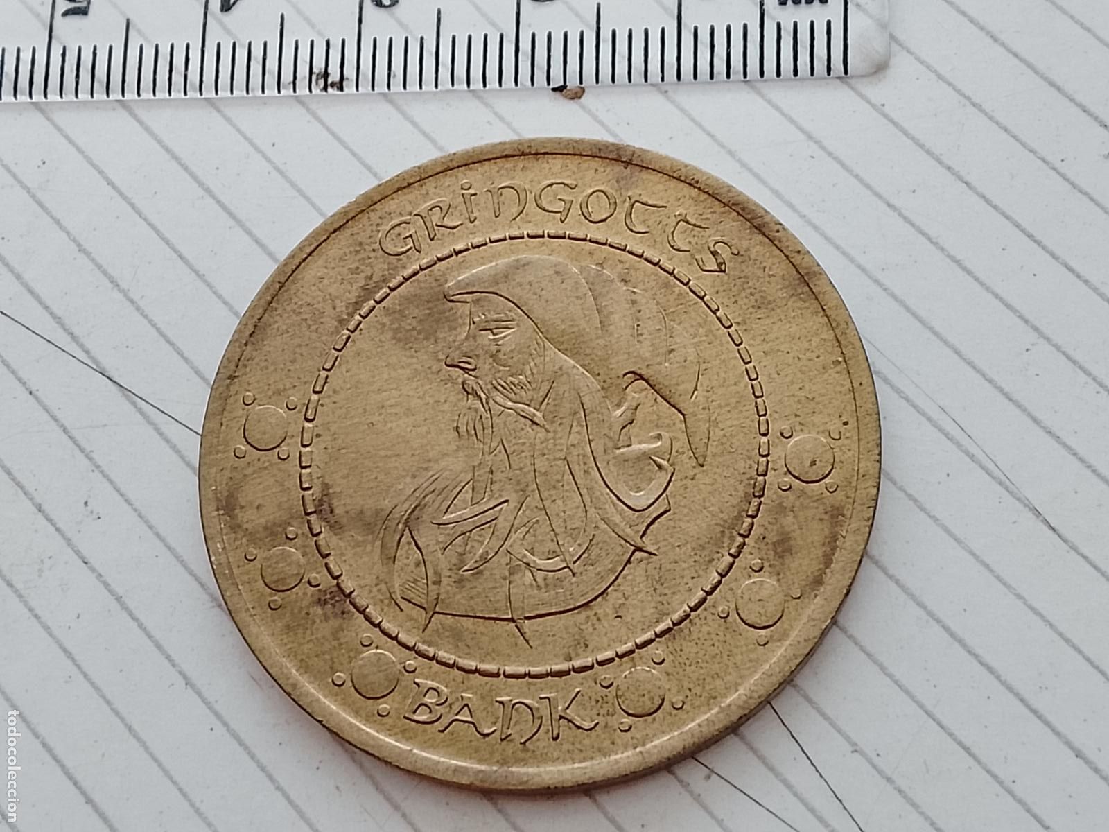 Local Coins: Token / ficha MONEDA DE HARRY POTTER UNUM GALLEON GRINGOTTS BANK