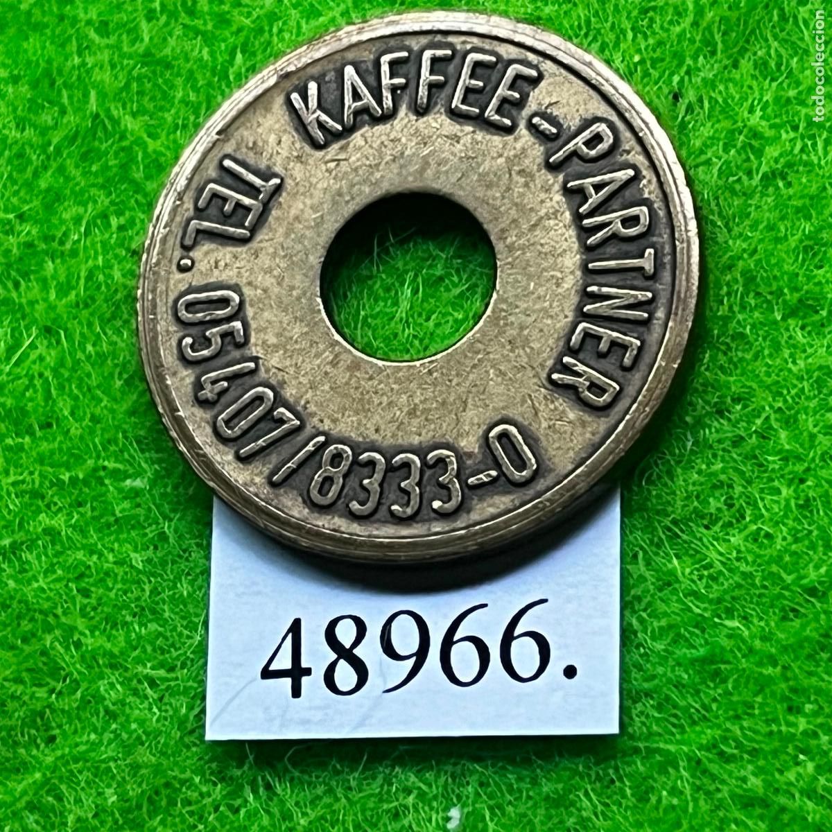 Monedas locales: Ficha Alemania, consumici&oacute;n, cafe, Kaffee-Partner (Ost-Automaten), vending , token, jet&oacute;n