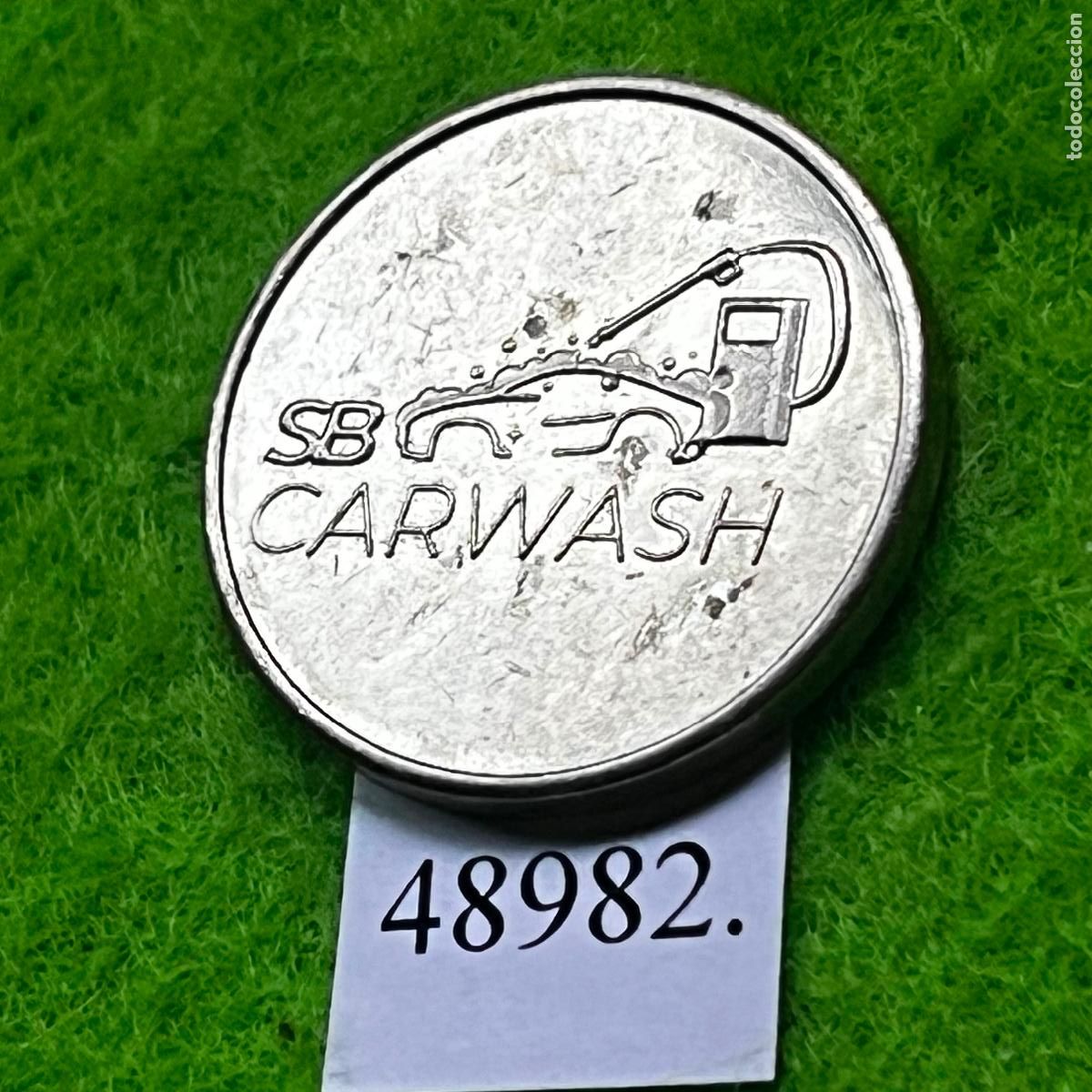 Monedas locales: Ficha Alemania, SB CARWASH, SB Selbstbedienung, autolavado, carwash, token, jeton