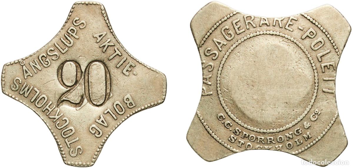 Monedas locales: Token - Stockholms &Aring;ngslups Aktiebolag (C.C. Sporrong and Co)