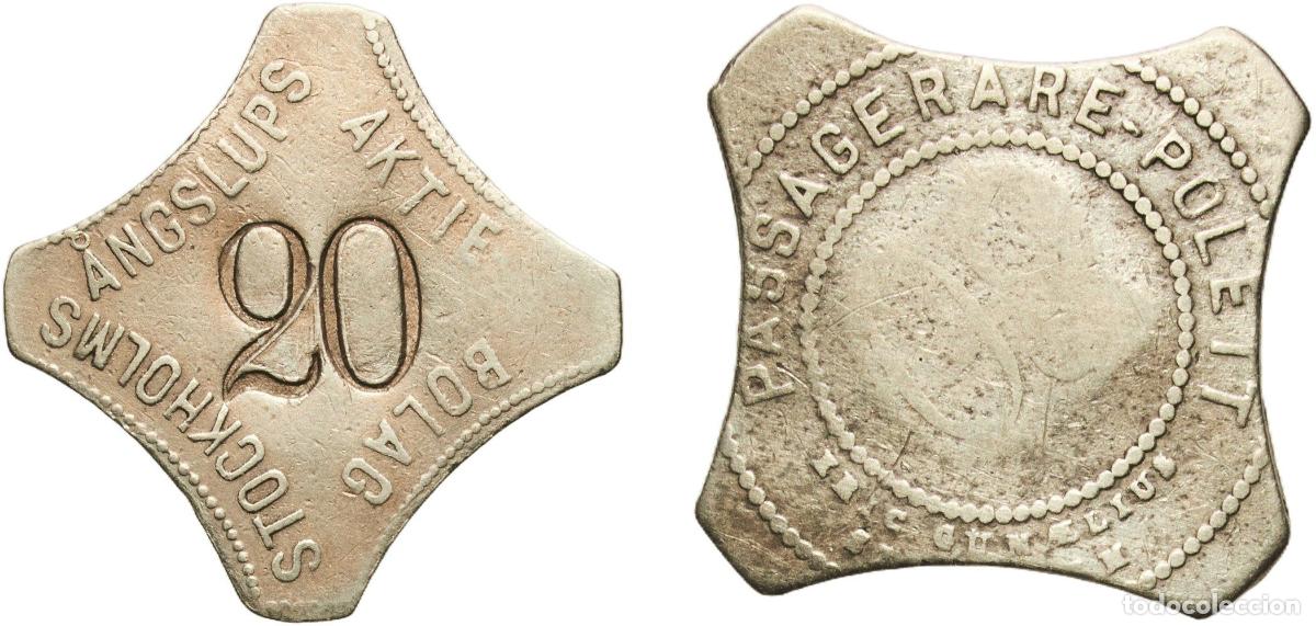Monedas locales: Token - Stockholms &Aring;ngslups Aktiebolag (C.C. Sporrong and Co)