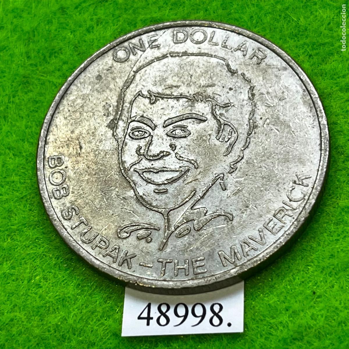 Monedas locales: ficha Estados Las Vegas, Nevada 1 d&oacute;lar casino, token, jet&oacute;n