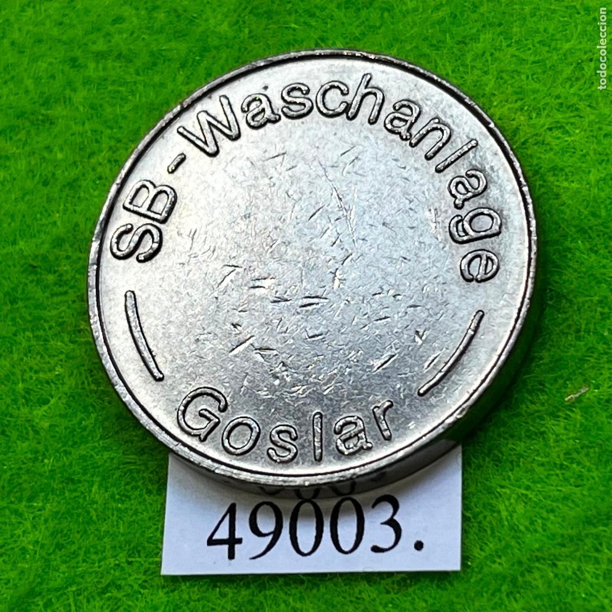 Monedas locales: ficha Alemania, SB-Waschanlage, Goslar, K&auml;rcher Clean Park, carwash, autolavado, token, jet&oacute;n