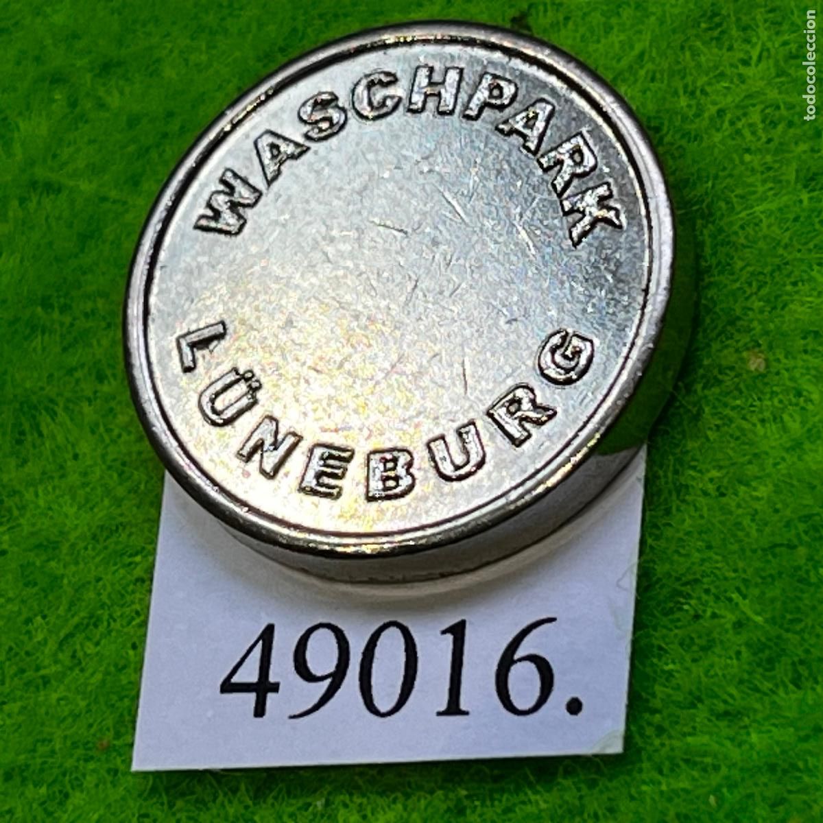 Monedas locales: ficha Alemania, L&uuml;neburg, Wash park, autolavado, carwash, token, jet&oacute;n