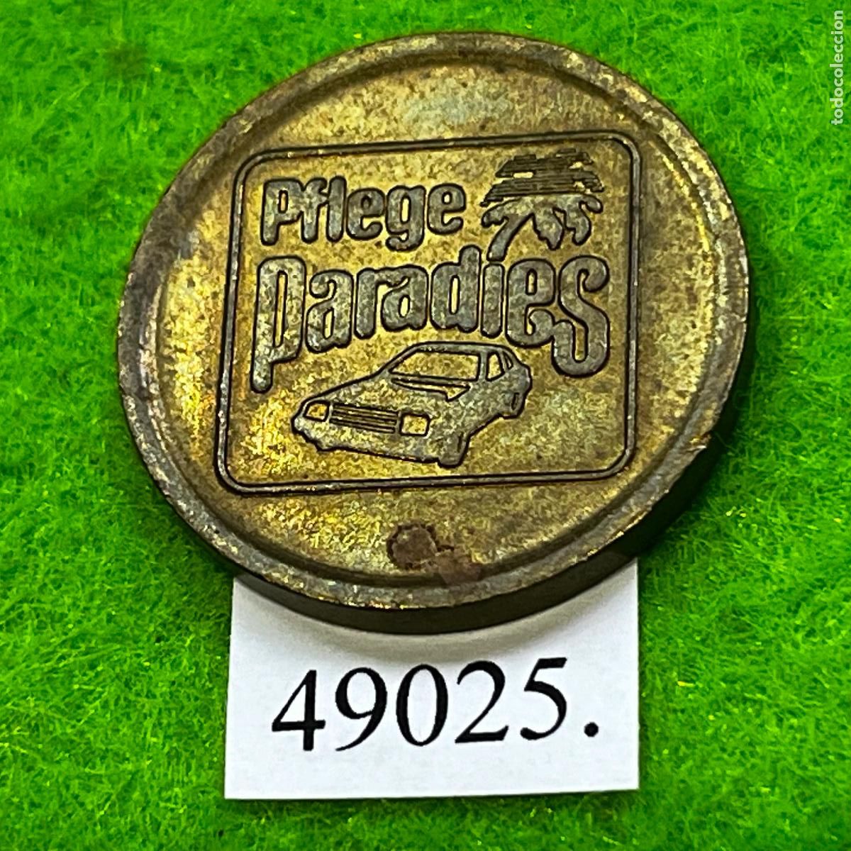 Monedas locales: Ficha, Alemania, Pflege Paradies, autolavado, carwash, token, jeton