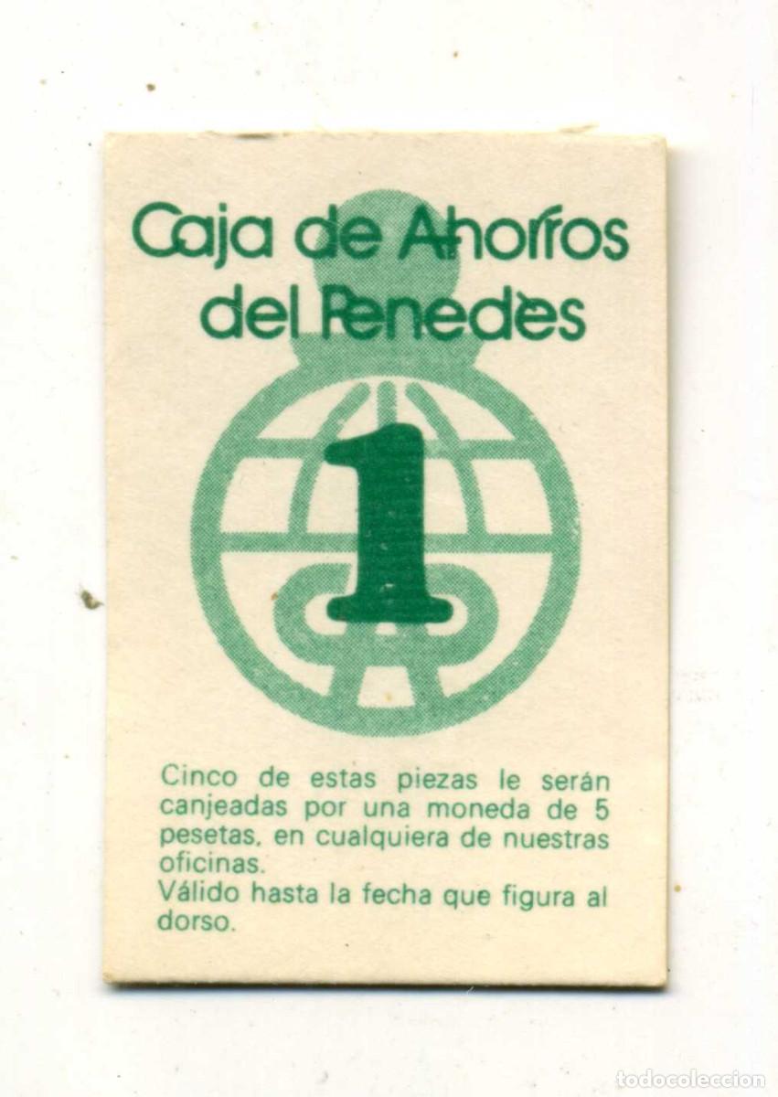 Monedas locales: XS- Fraccionaris 1977-1979 Caixa d'Estalvis del Pened&egrave;s (Vilafranca) 1 Pesseta