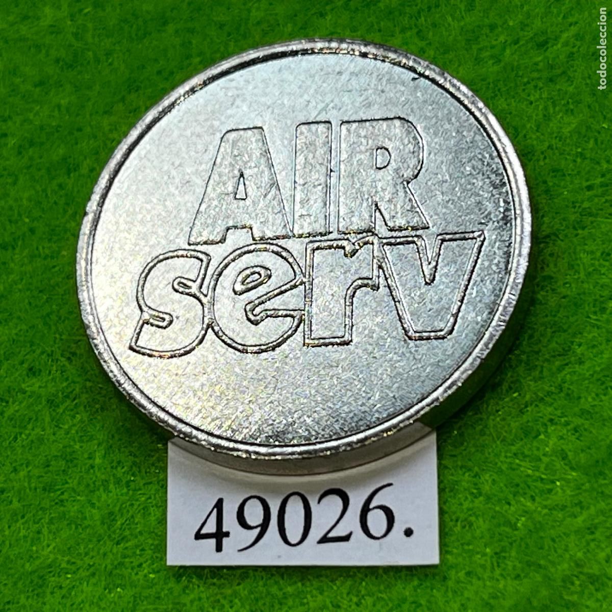 Monedas locales: Ficha AIR SERV, estaci&oacute;n de servicio, Token, jet&oacute;n