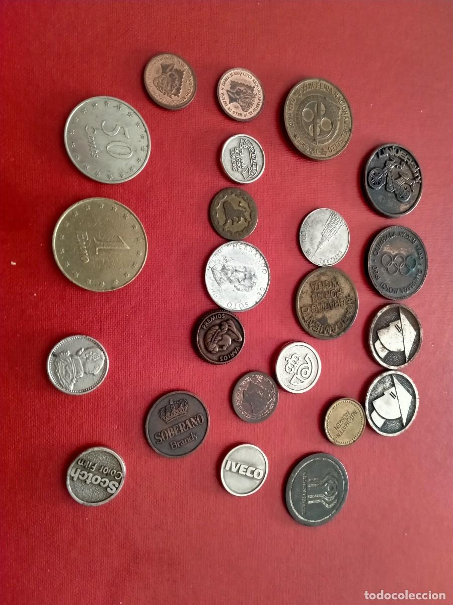 Monedas locales: fichas de anis cocacola etc marbella casino