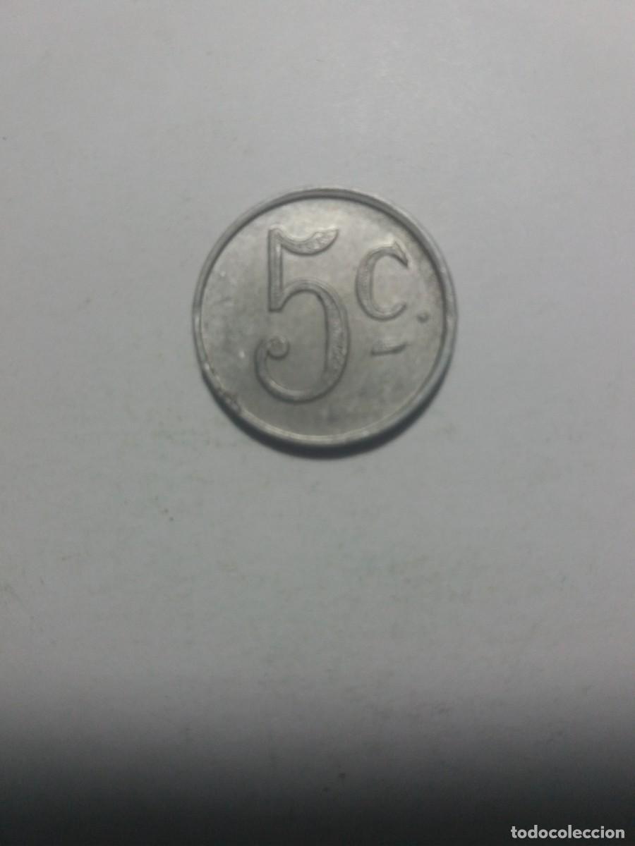Monedas locales: Ficha Cooperativa 5 C&egrave;ntims ALTOS HORNOS CATALUNYA Hospitalet Llobregat