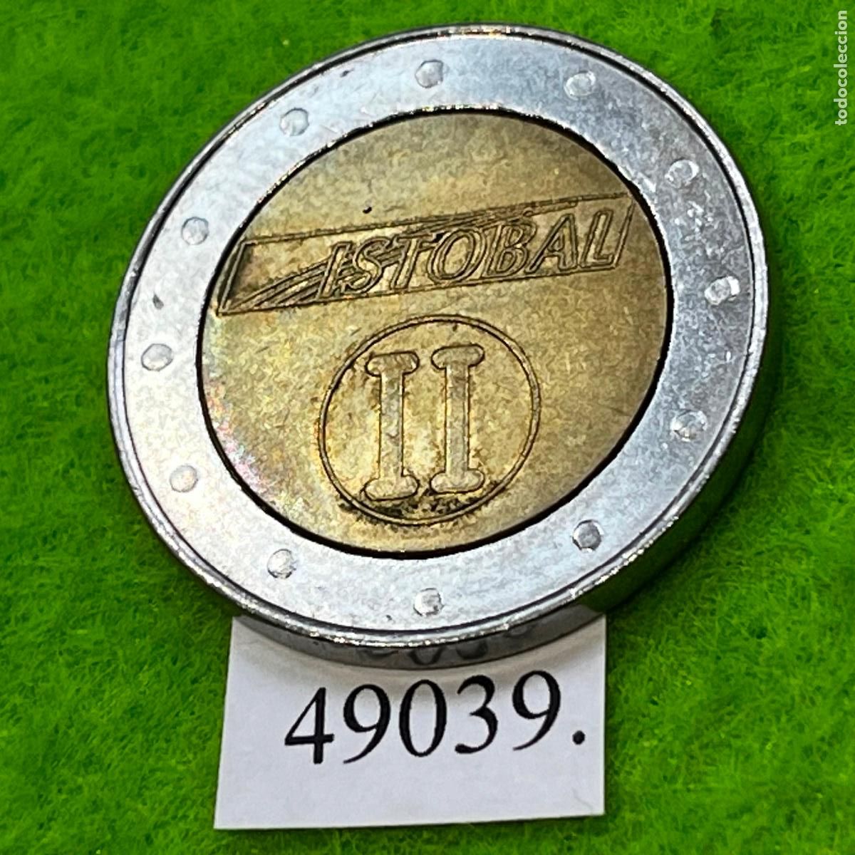 Monedas locales: Ficha Alemania, ISTOBAL 2 , BIMET&Aacute;LICA, autolavado, carwash, Token, jet&oacute;n