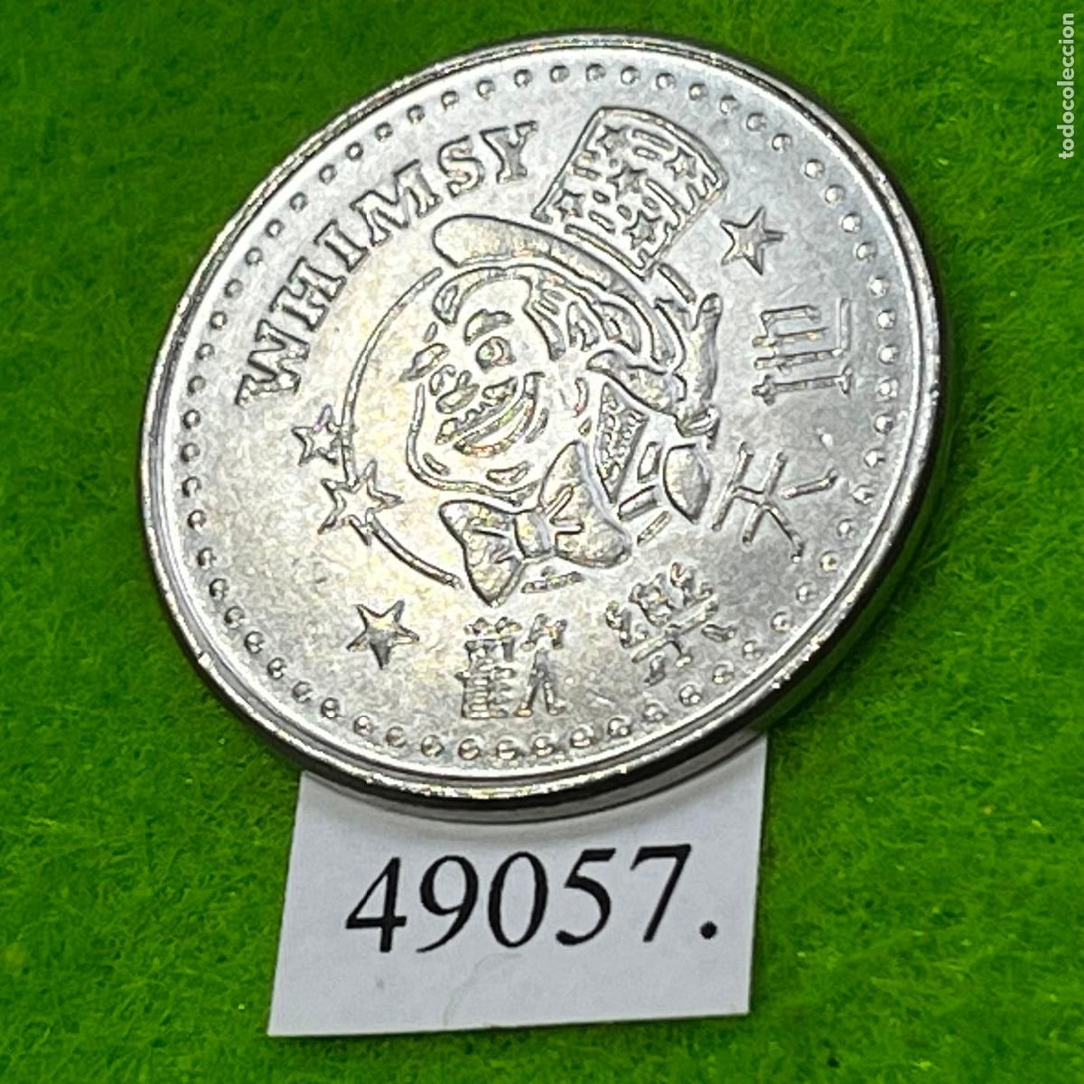 Monedas locales: Ficha Hong Kong, Kowloon Bay, The Wonderful World of Whimsy, juegos recreativos, arcade token, jeton