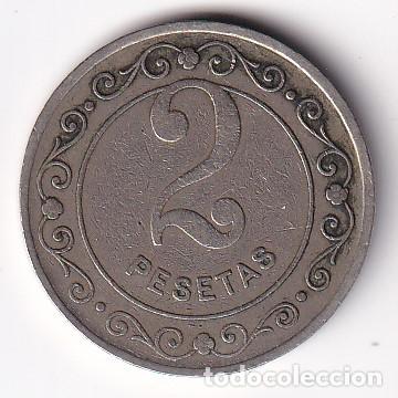 Local Coins: FICHA DE 2 PESETAS DEL CAFE RESTAURANTE TIVOLI DE BARCELONA (MONEDA)