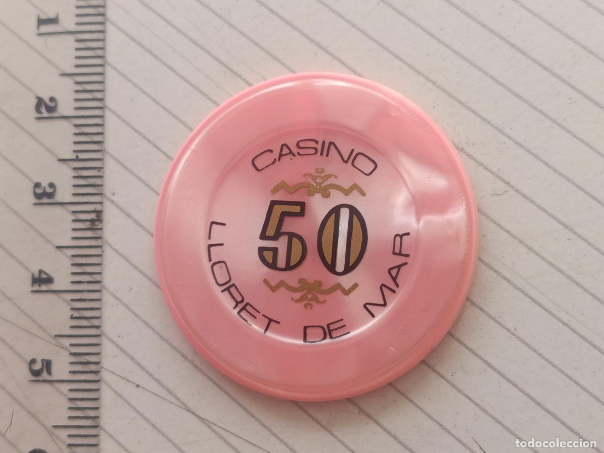 Monedas locales: Ficha Casino LLORET MAR. 50 PESETAS