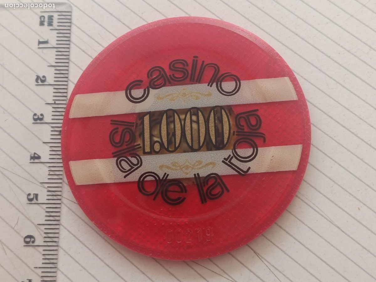 Monedas locales: FICHA TOKEN JETON **CASINO DE LA TOJA** O GROVE (PONTEVEDRA) VALOR 1000 PESETAS
