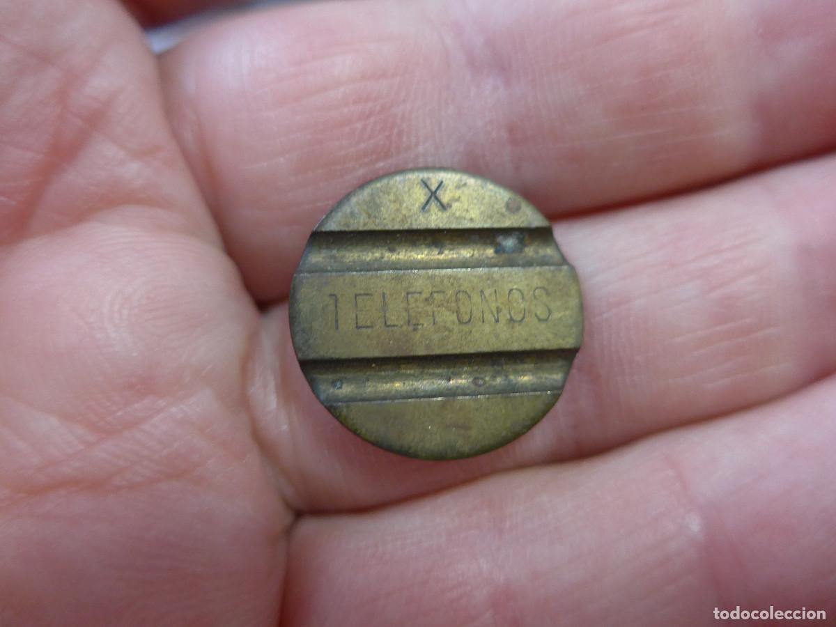 Monedas locales: ANTIGUA FICHA DE TELEFONO X