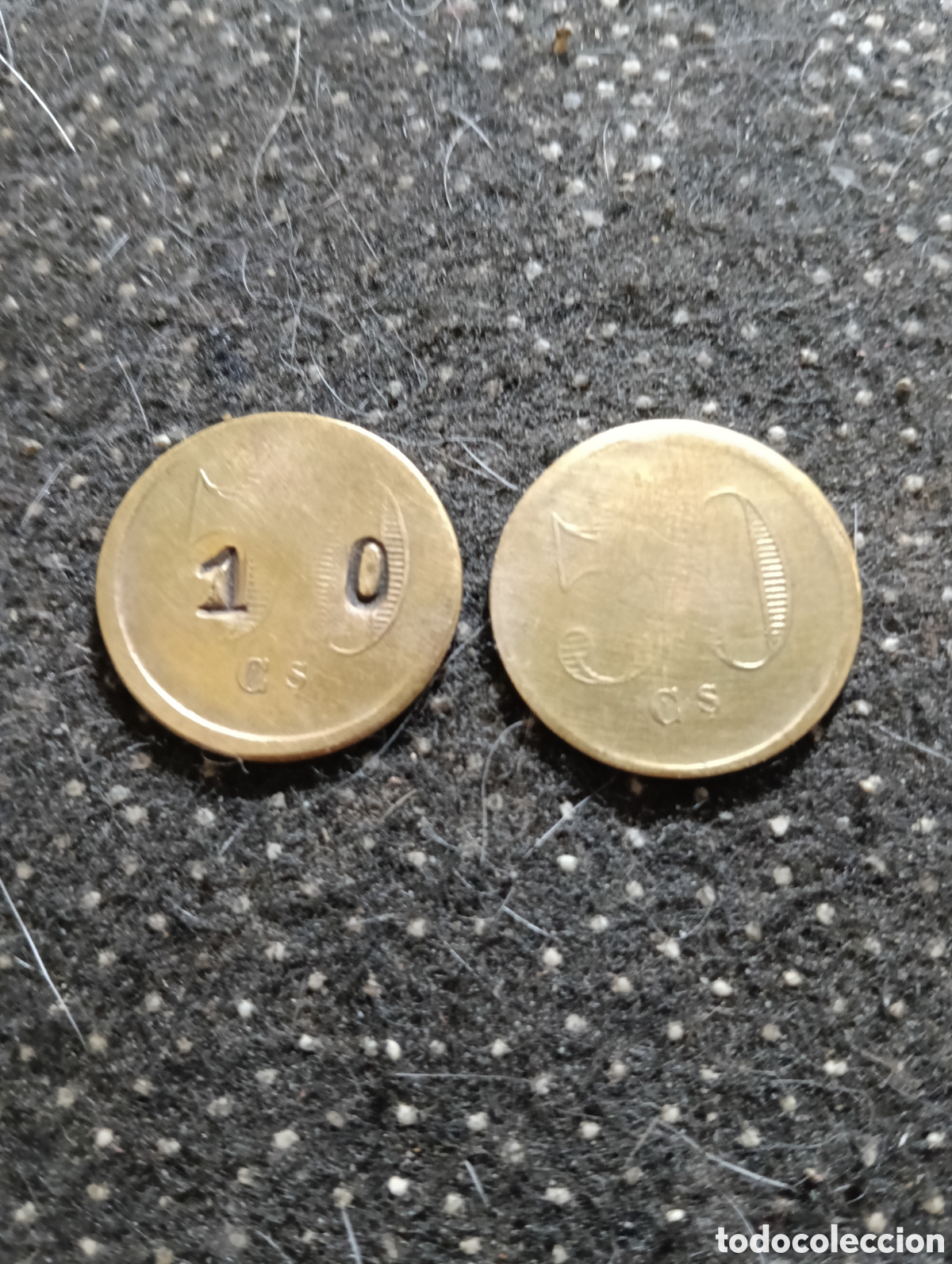 Monedas locales: Fichas Cooperativa 50 C&egrave;ntims ALTOS HORNOS CATALUNYA Hospitalet Llobregat ????..