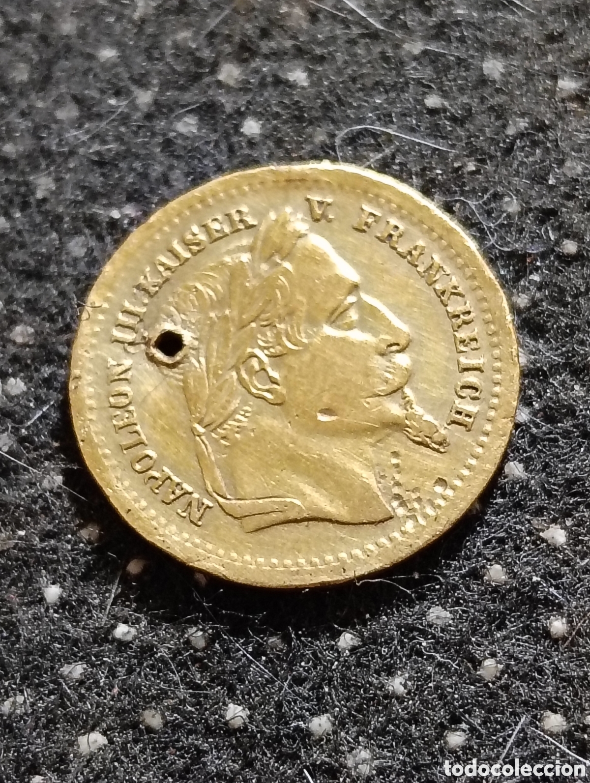 Monedas locales: MONEDA JETON , FRANCIA ALEMANIA , NAPOLEON III KAISER V. FRANKREICH , ORIGINAL