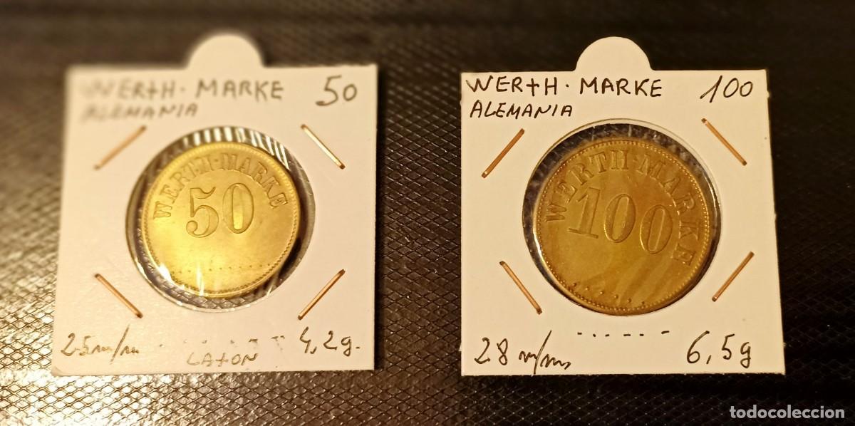 Monedas locales: FICHAS ALEMANIA WERTH MARKE - Foto 3