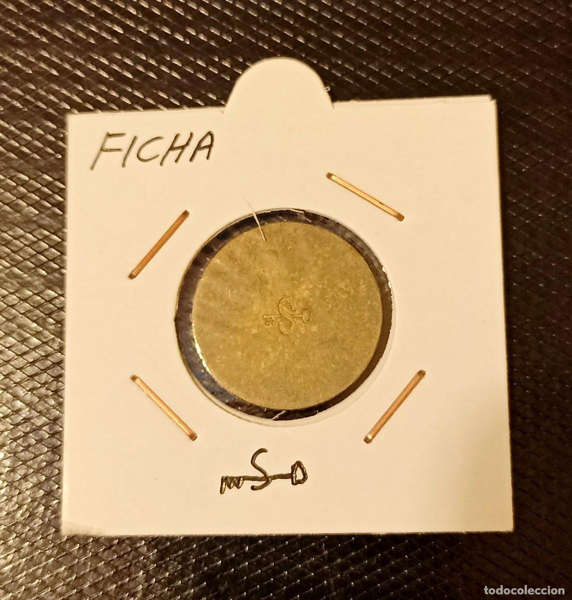 Moedas locais: FICHA SIN IDENTIFICAR - SIMBOLO S Y LLAVE ENTRELAZADA