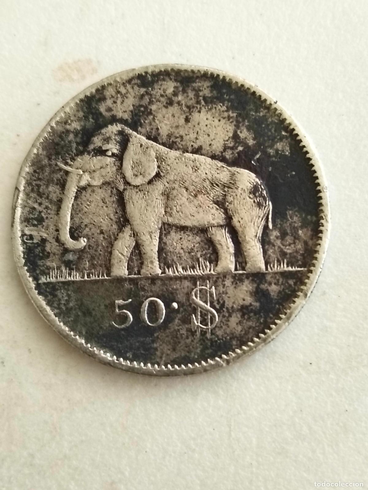 Monedas locales: ANTIGUA FICHA CASINO 5O $, ELEFANTE