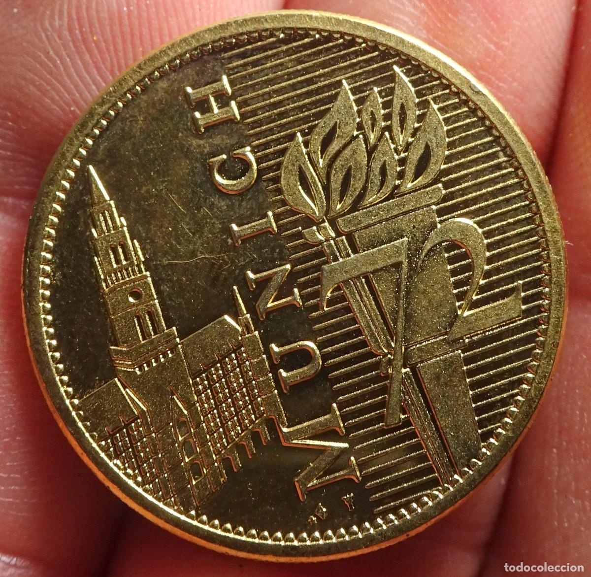 Monedas locales: ANTIGUA MONEDA FICHA TOKEN ,ALEMANIA ,OLIMPIADAS MUNICH 1972, VER FOTOS