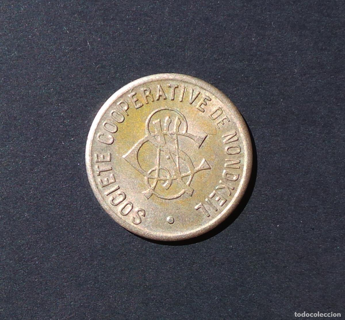 Monedas locales: FICHA DE NECESIDAD O TOKEN DE LA SOCI&Eacute;T&Eacute; COOP&Eacute;RATIVE DE NONDKEIL, FRANCIA.