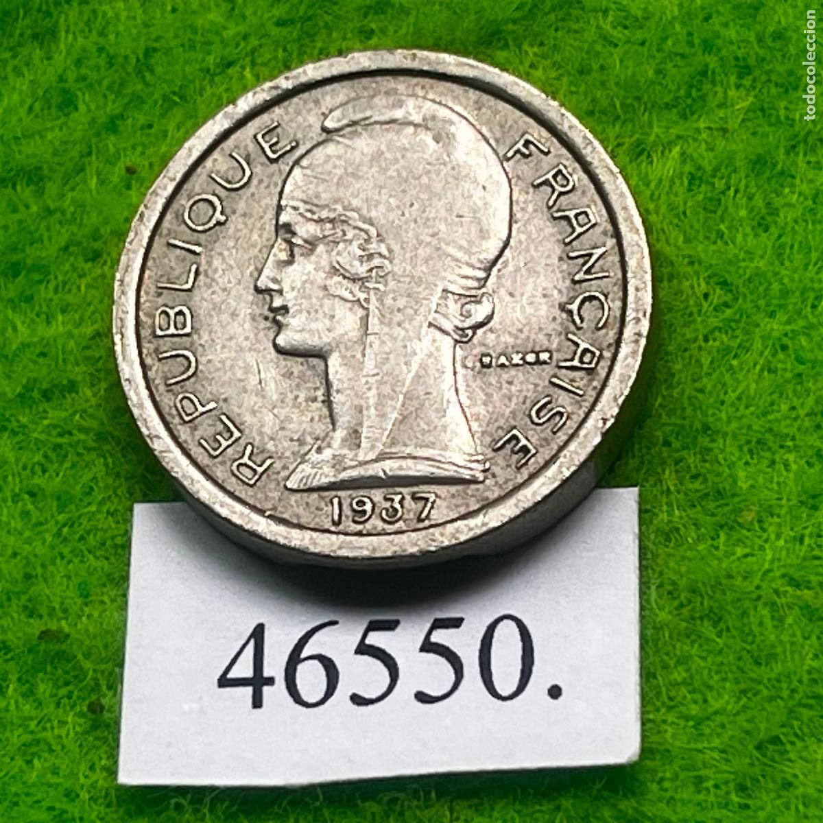 Monedas locales: Ficha Francia tel&eacute;fono 1937, PTT, Postes, t&eacute;l&eacute;graphes et t&eacute;l&eacute;phones, token, jet&oacute;n