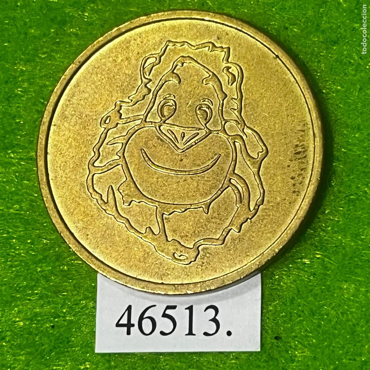 Monedas locales: ficha Suecia, juegos recreativos, Leo&acute;s Lekland, token, jet&oacute;n