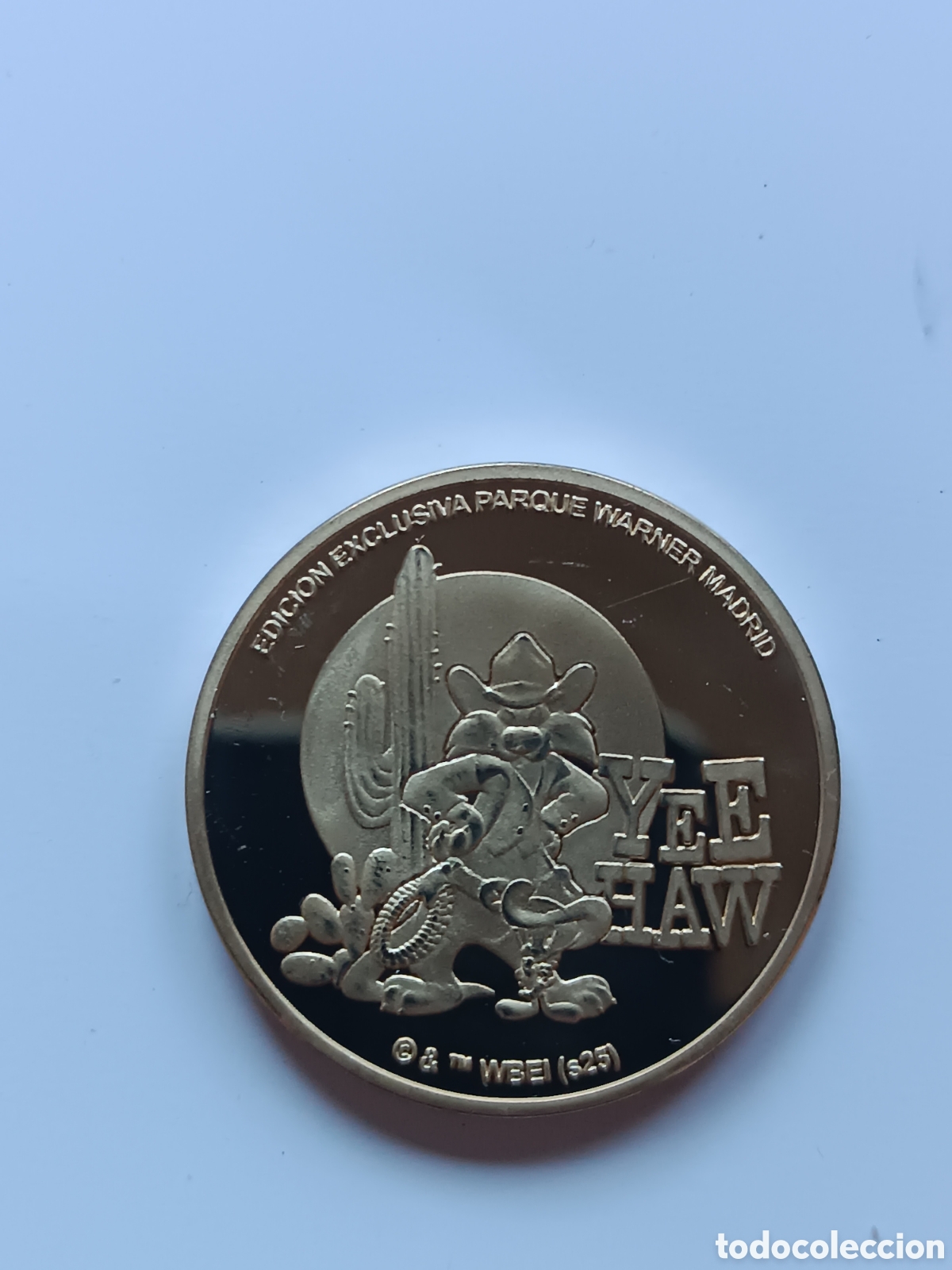 Monedas locales: Moneda edici&oacute;n exclusiva parque Warner Madrid