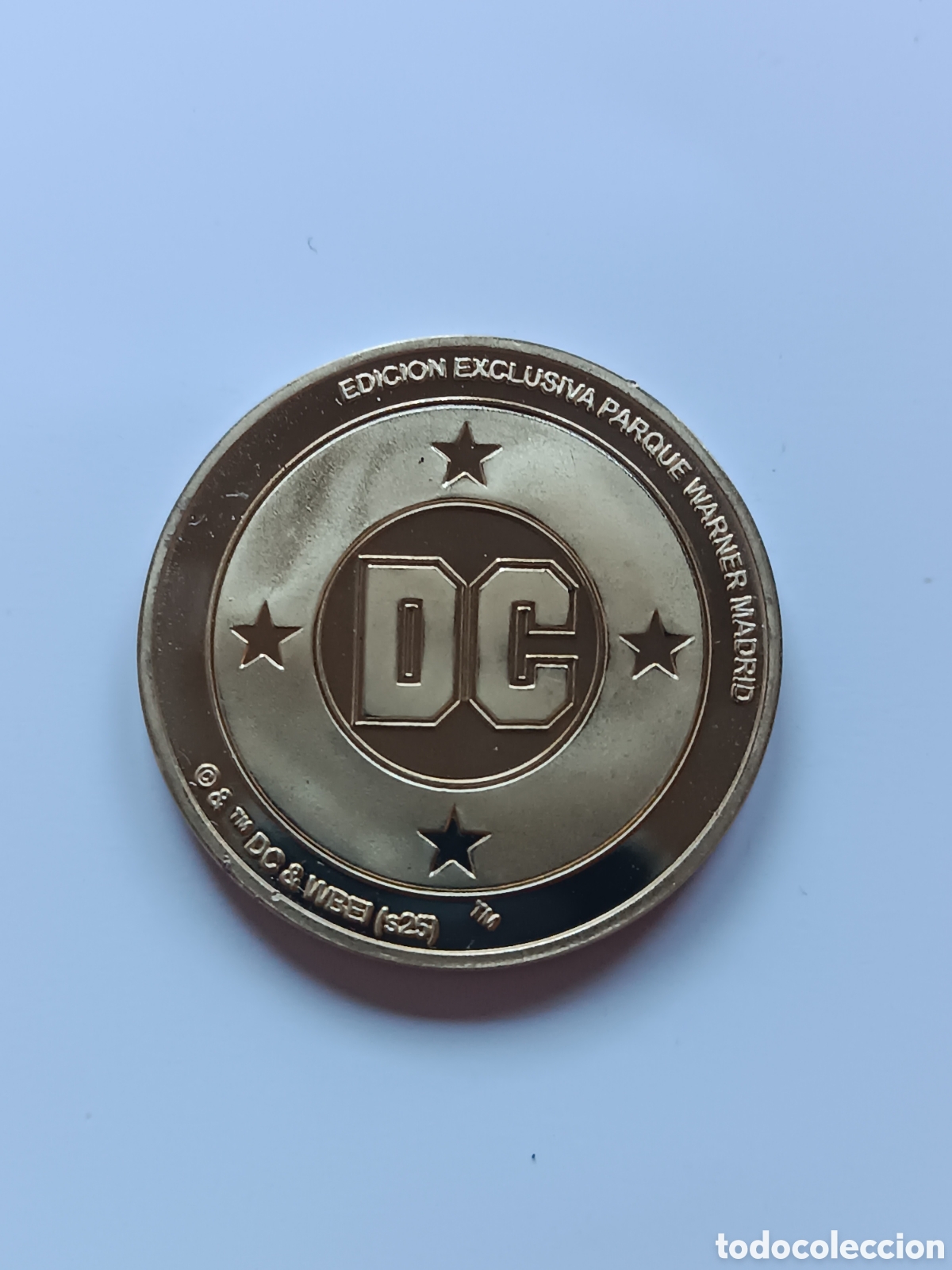 Monedas locales: Moneda edici&oacute;n exclusiva parque Warner Madrid