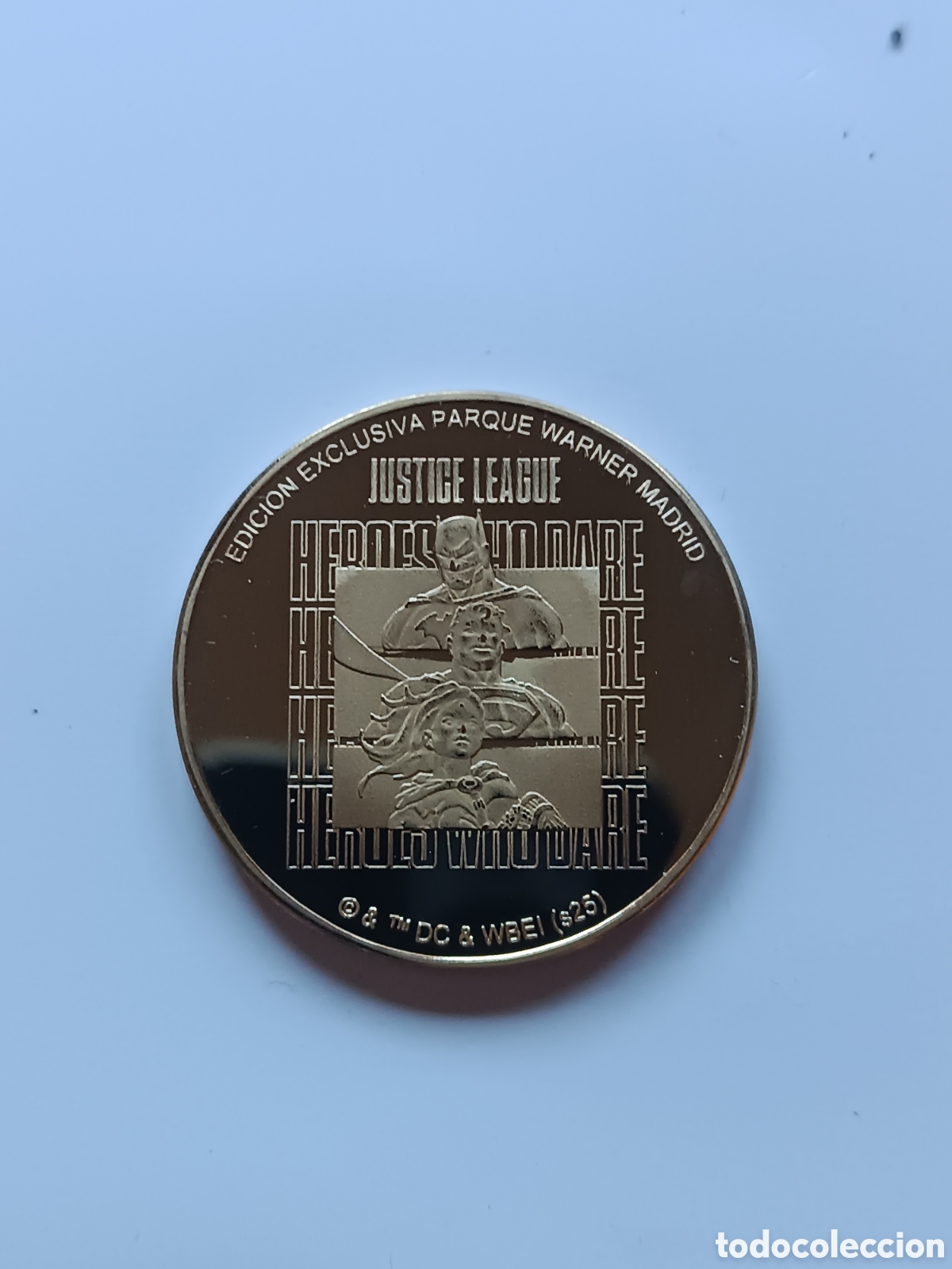 Monedas locales: Moneda edici&oacute;n exclusiva parque Warner Madrid