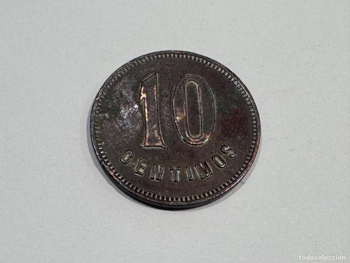 Monedas locales: MONEDA 10 C&Eacute;NTIMOS REGALO DE CONSUMACIONES DE 25 C&Eacute;NTIMOS (G)