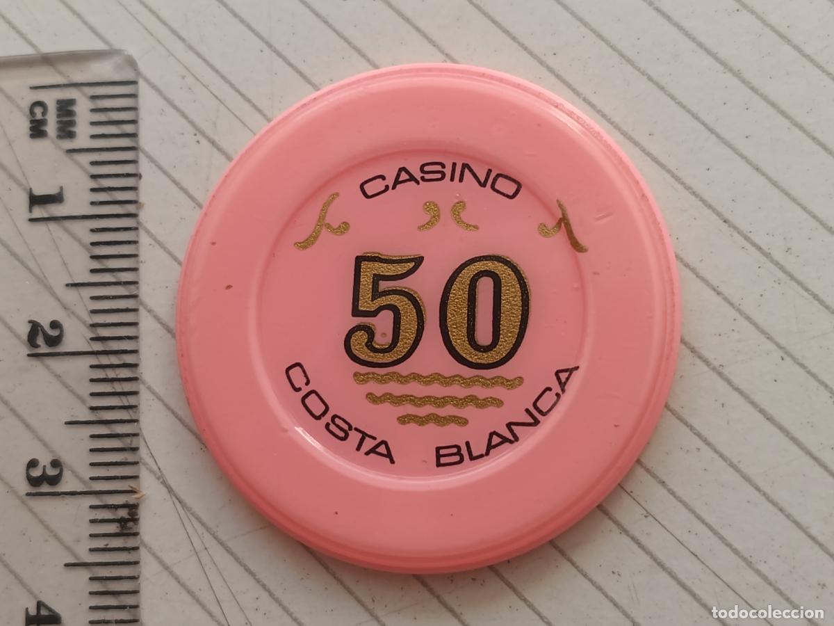 Monedas locales: CASINO COSTA BLANCA FICHA DE 50 PESETAS
