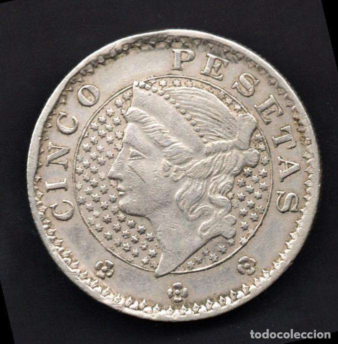 Monedas locales: FICHA DE CASINO A IDENTIFICAR - 5 PESETAS