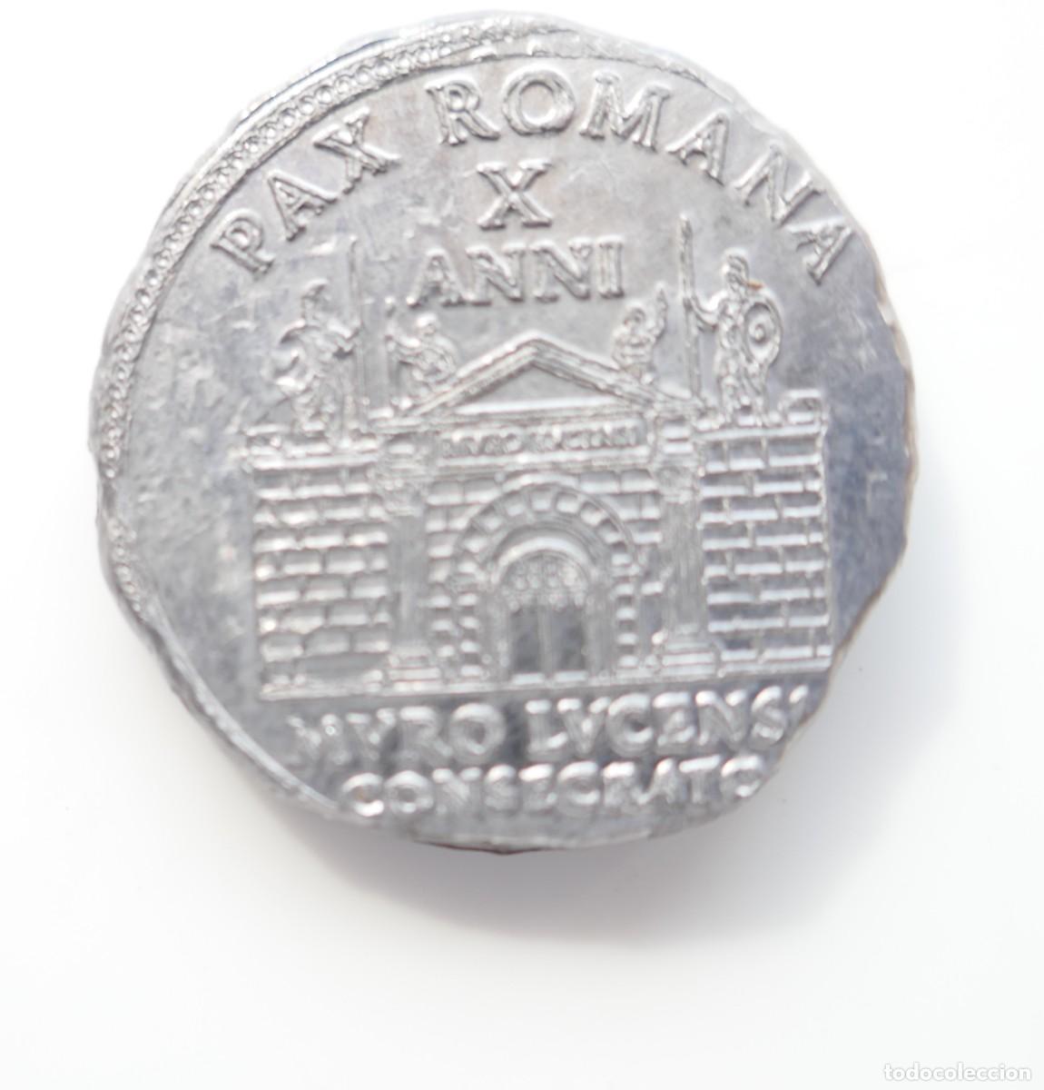 Monedas locales: MONEDA, TOKEN, JET&Oacute;N ARDE LUCUS 2026 ASOCIACI&Oacute;N PAX ROMANA LUCUS